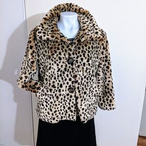 Leopard jacket size large